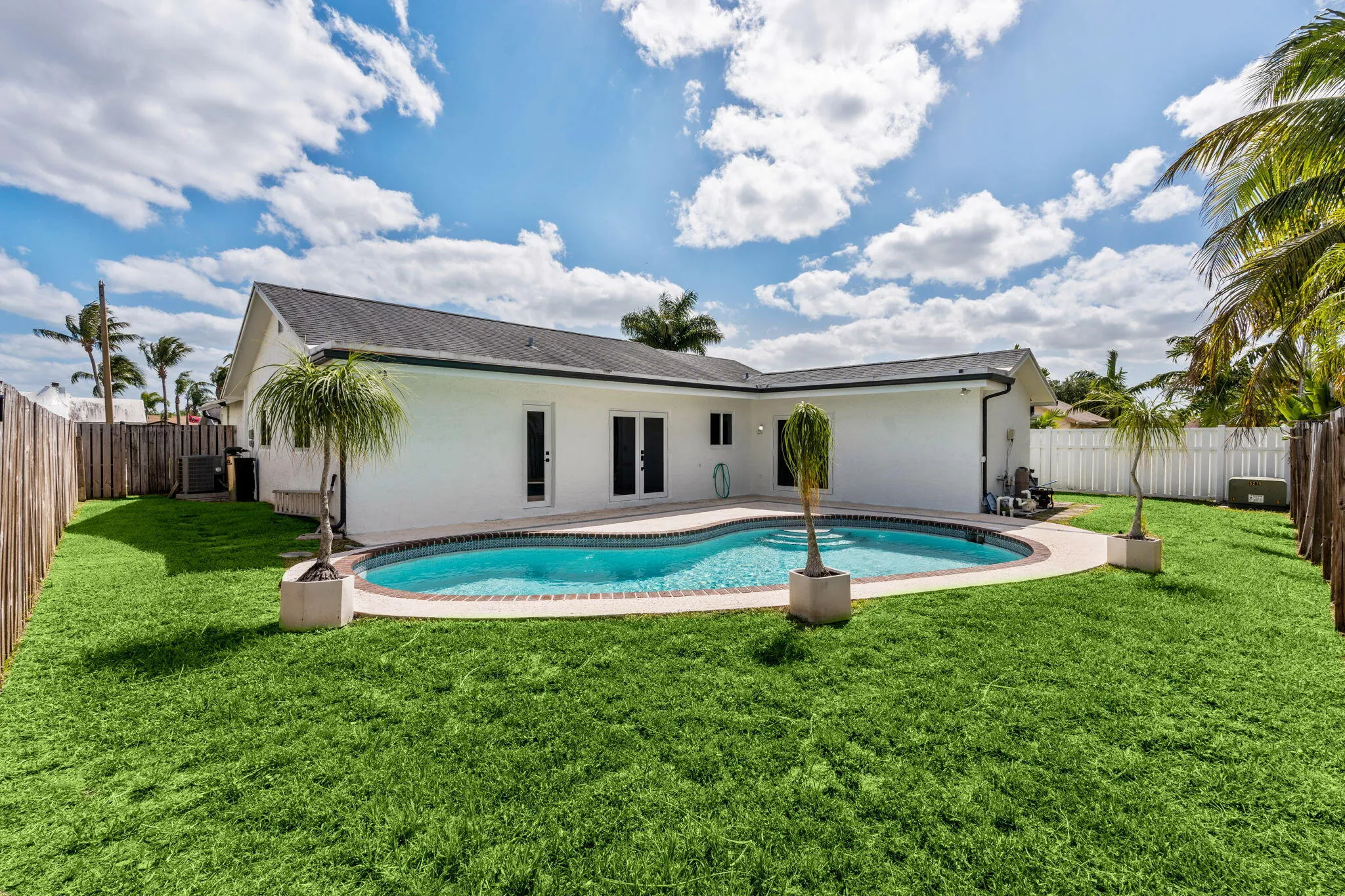 Back of House with Pool