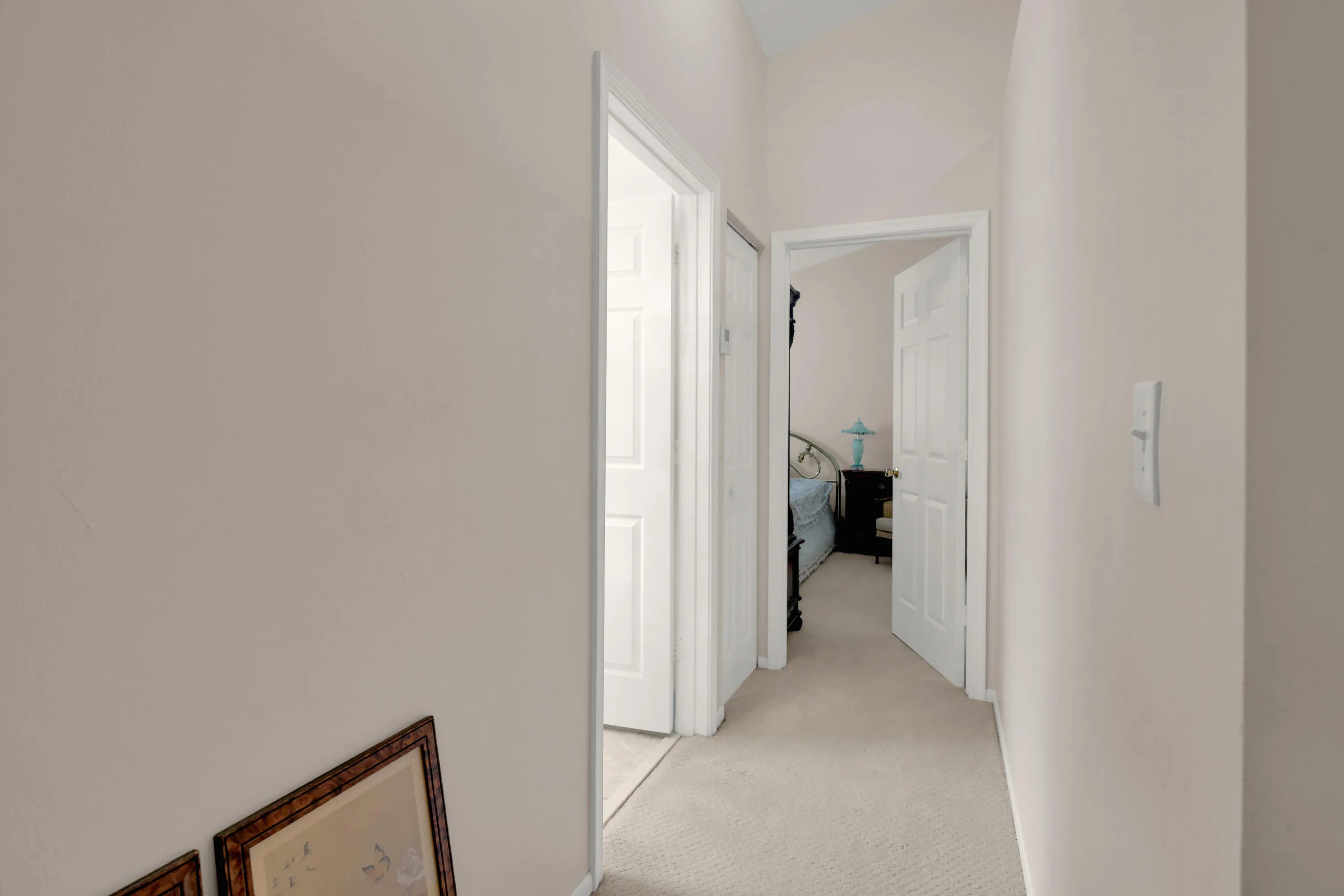 Hallway leading to 2nd bedroom