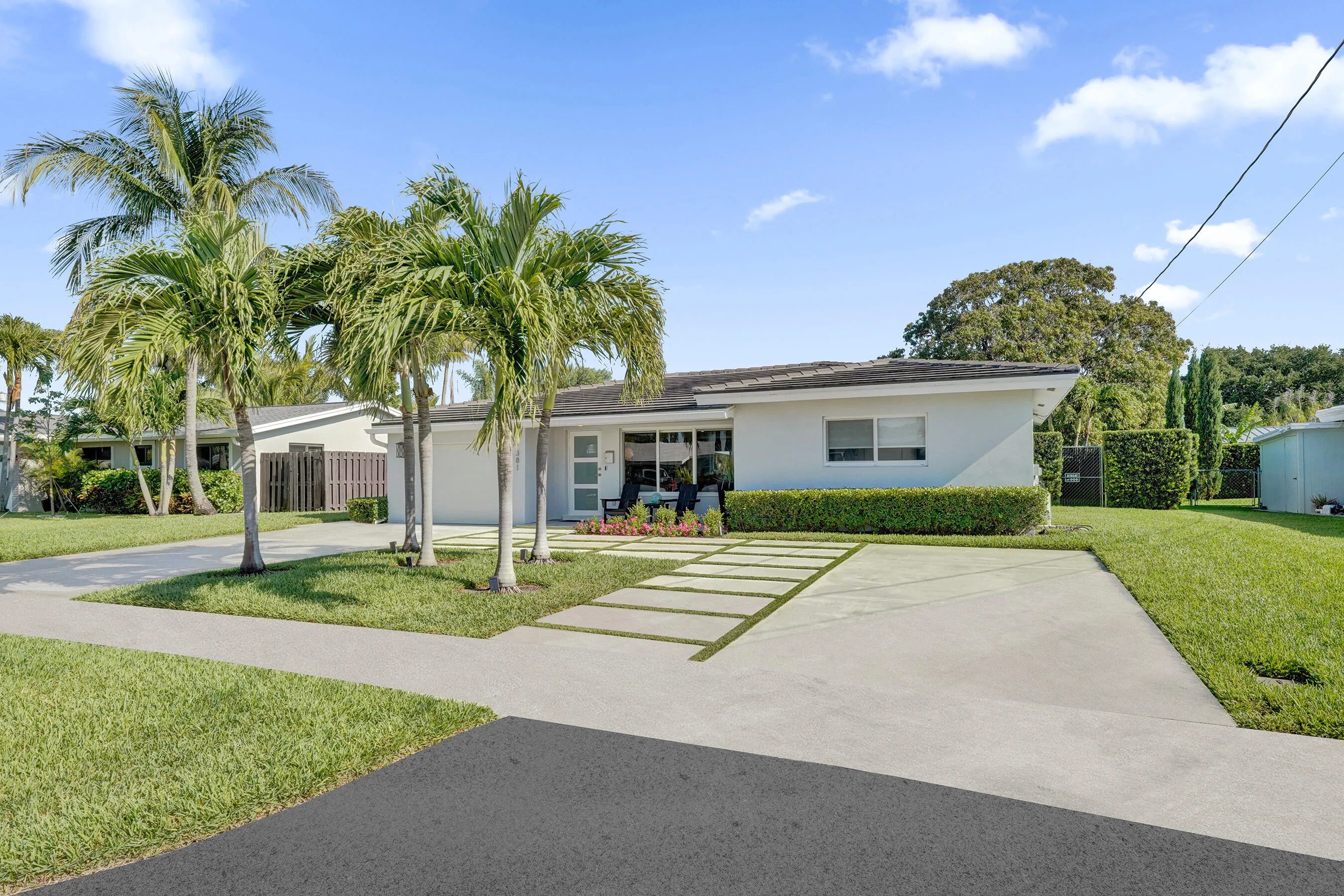 Double driveway
