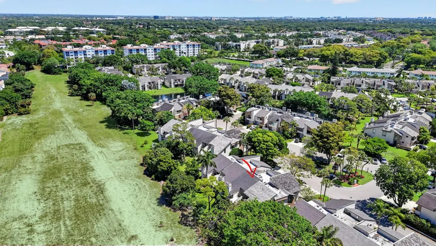 Wide greenspace behind