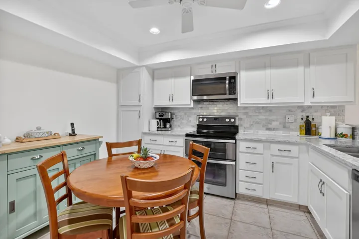 Eat in kitchen remodeled