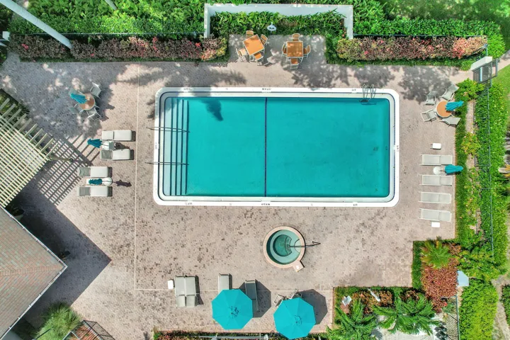 Aerial pool spa