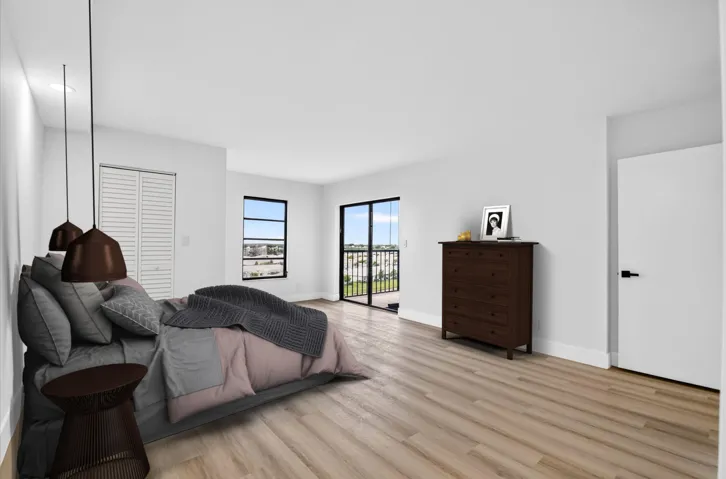 Virtually Staged Primary Bedroom