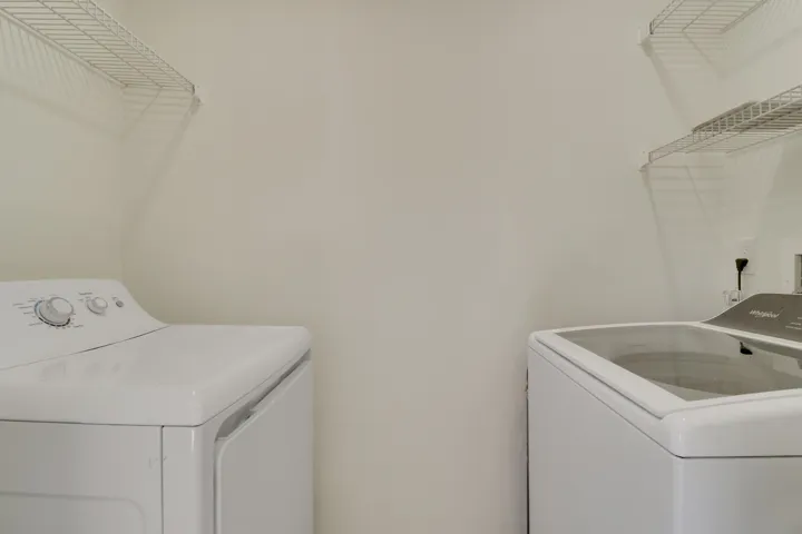 In unit washer and dryer
