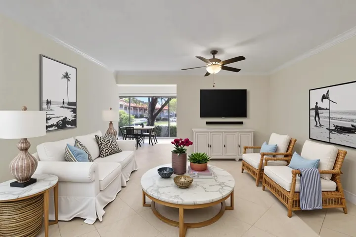 Living Room Staged