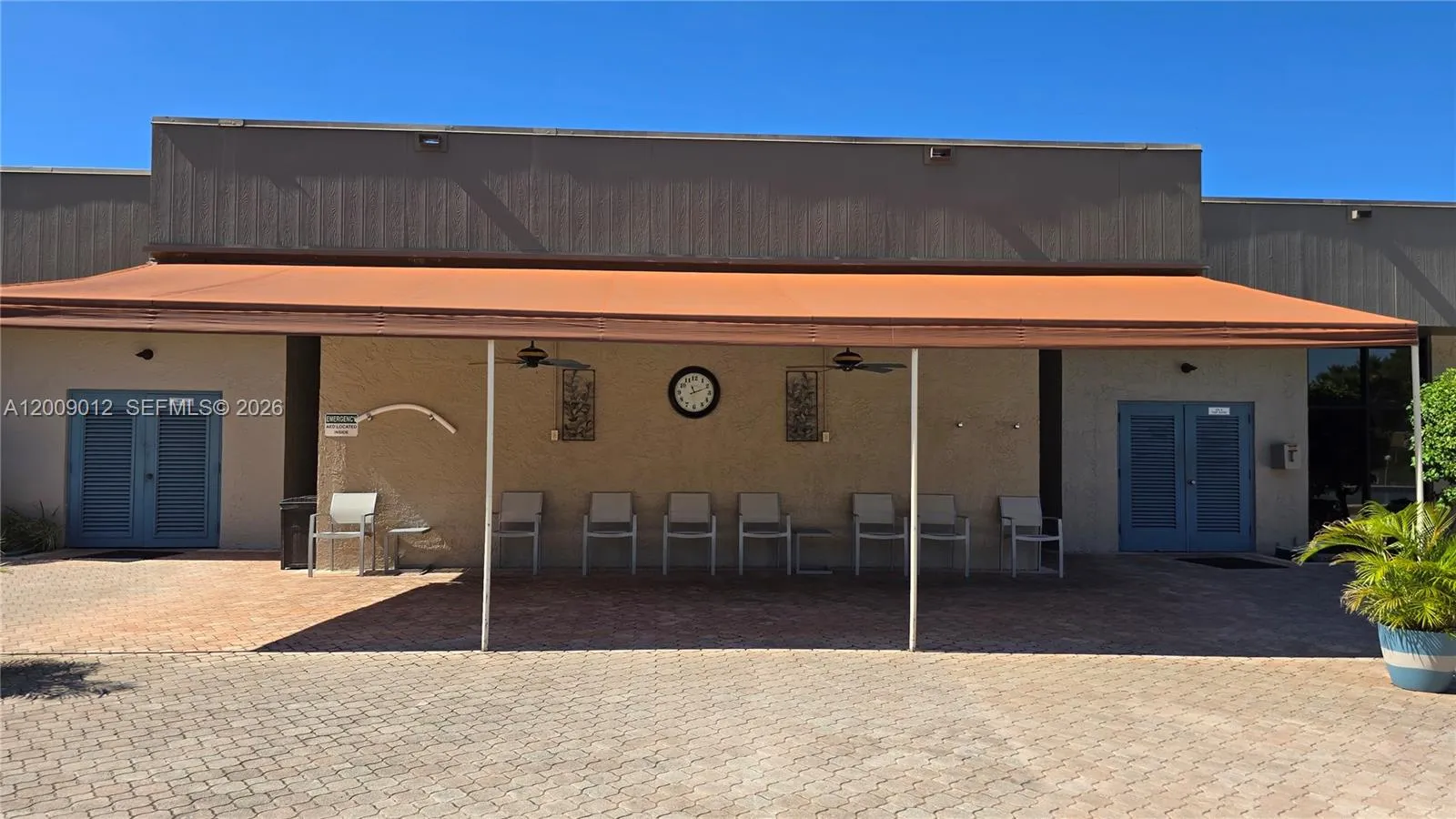 Covered Area by Pool