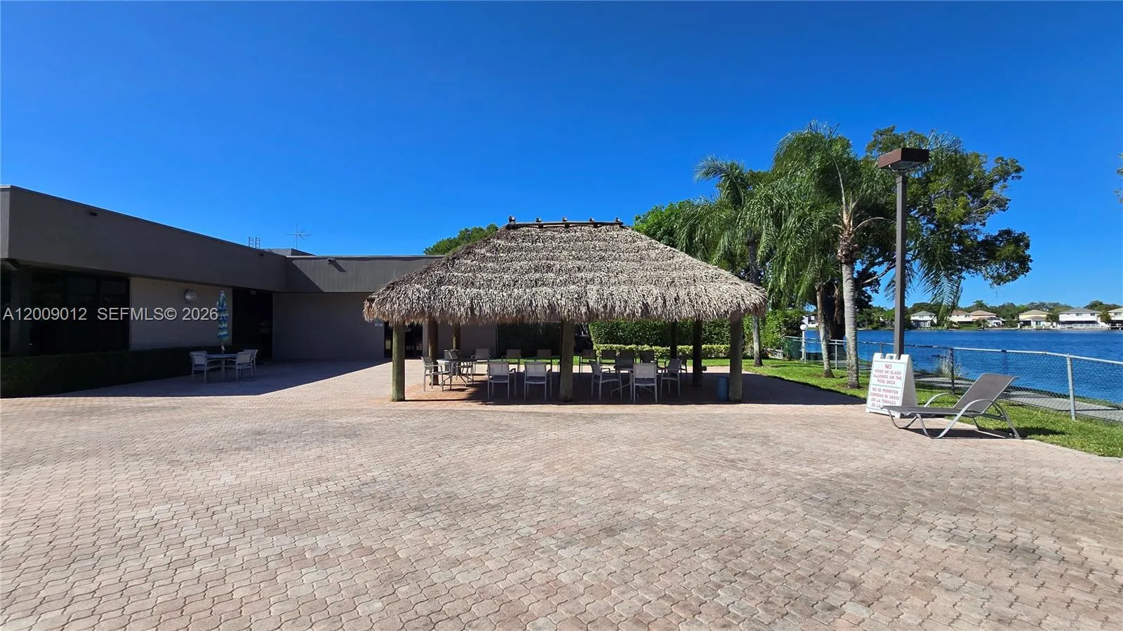 Pool Deck and Tiki Hut