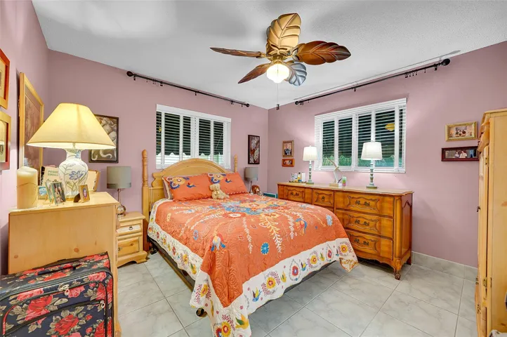 Primary bedroom with room for a king bed
