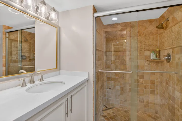 Updated vanity & Shower