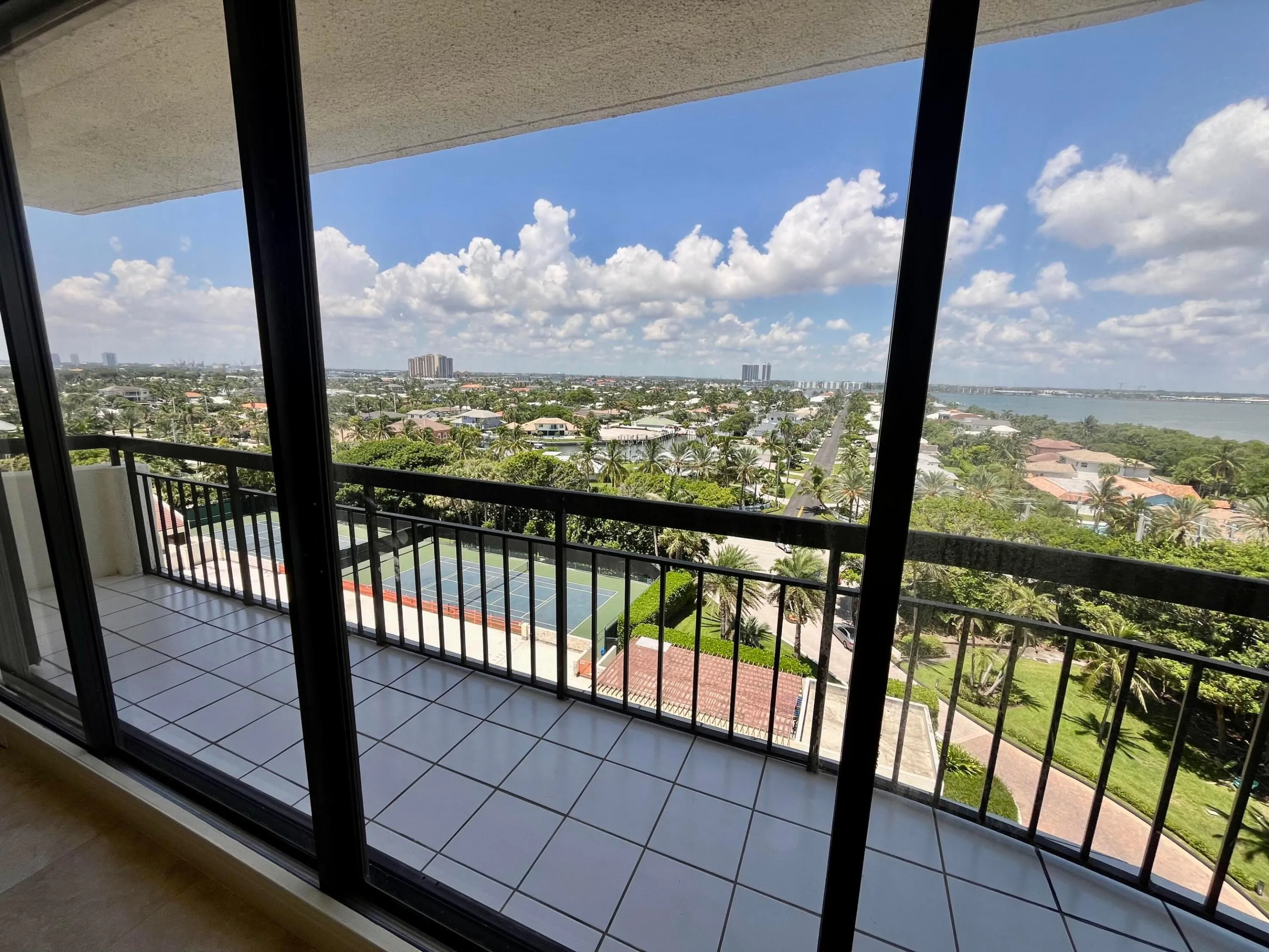 Balcony views West