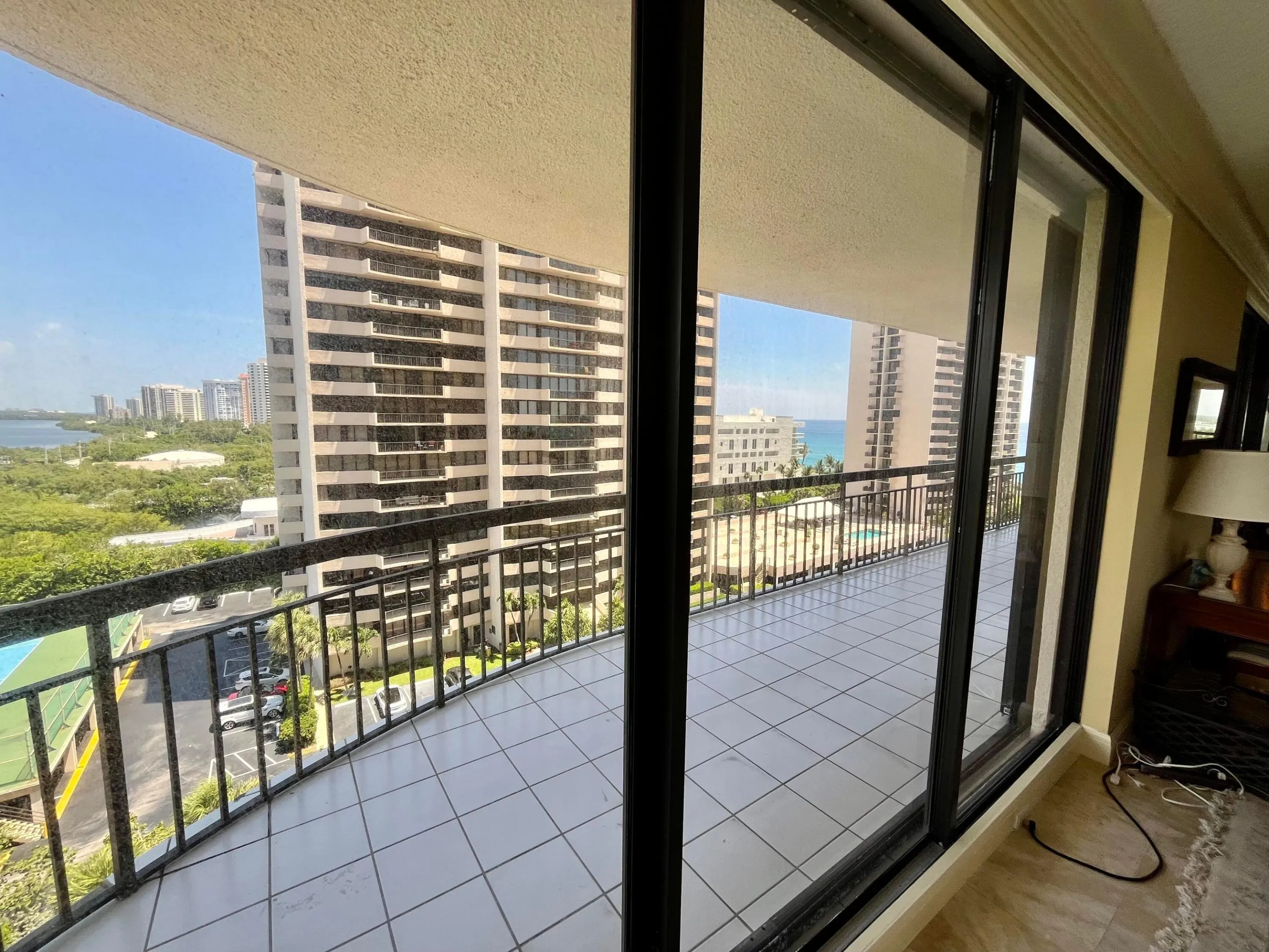 Balcony views North
