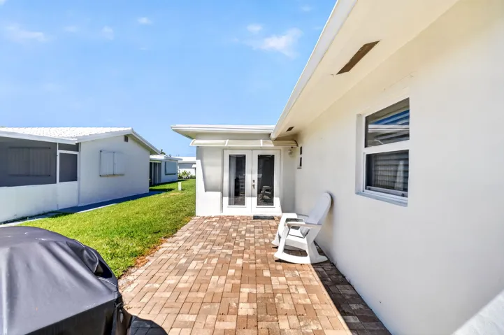 Rear Paver Patio