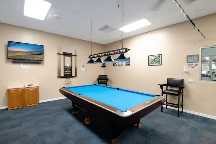 Billiard room