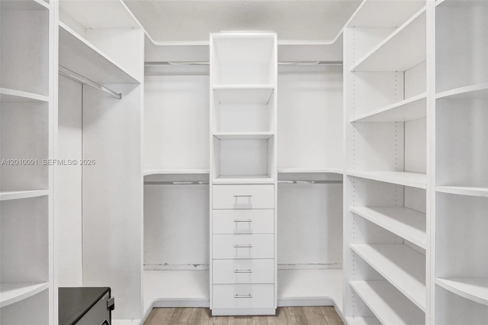 Primary closet
