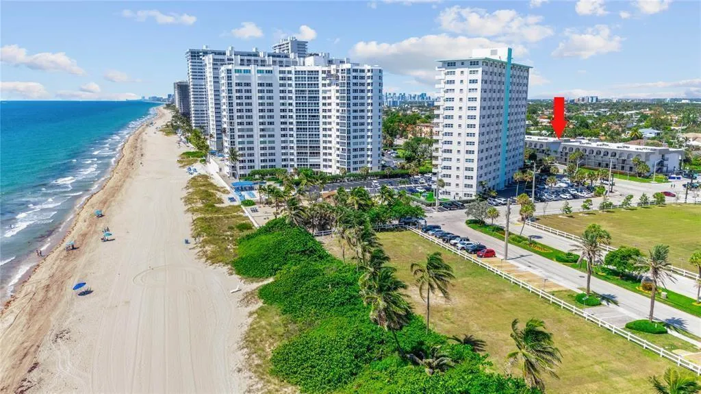 Aerial view Local Beach Area