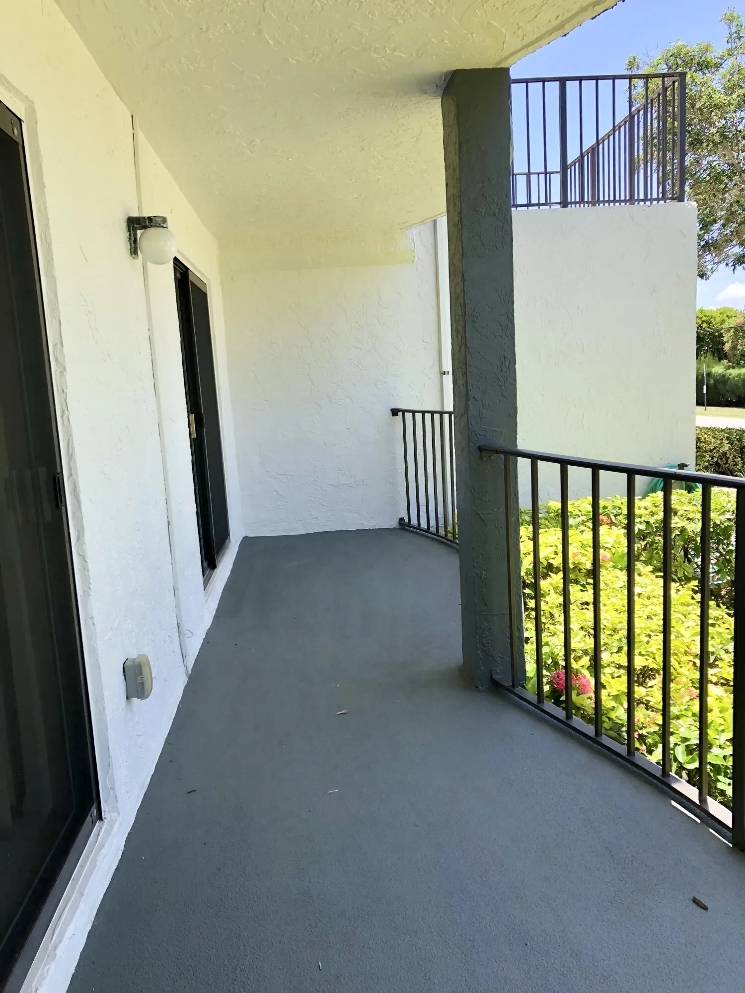 Double Balcony off Living Room and Master Bedrm