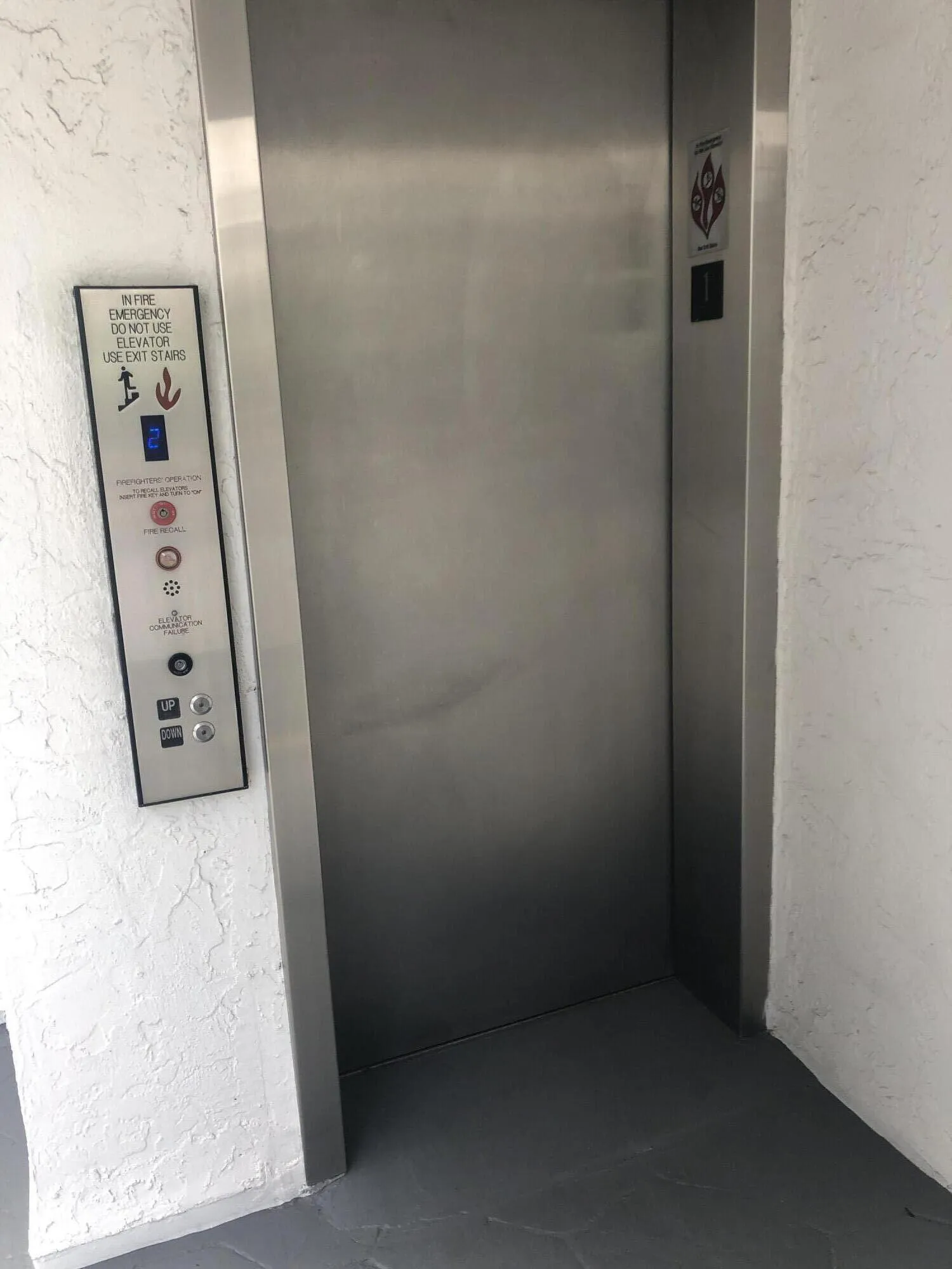 Elevator Entry from Garage