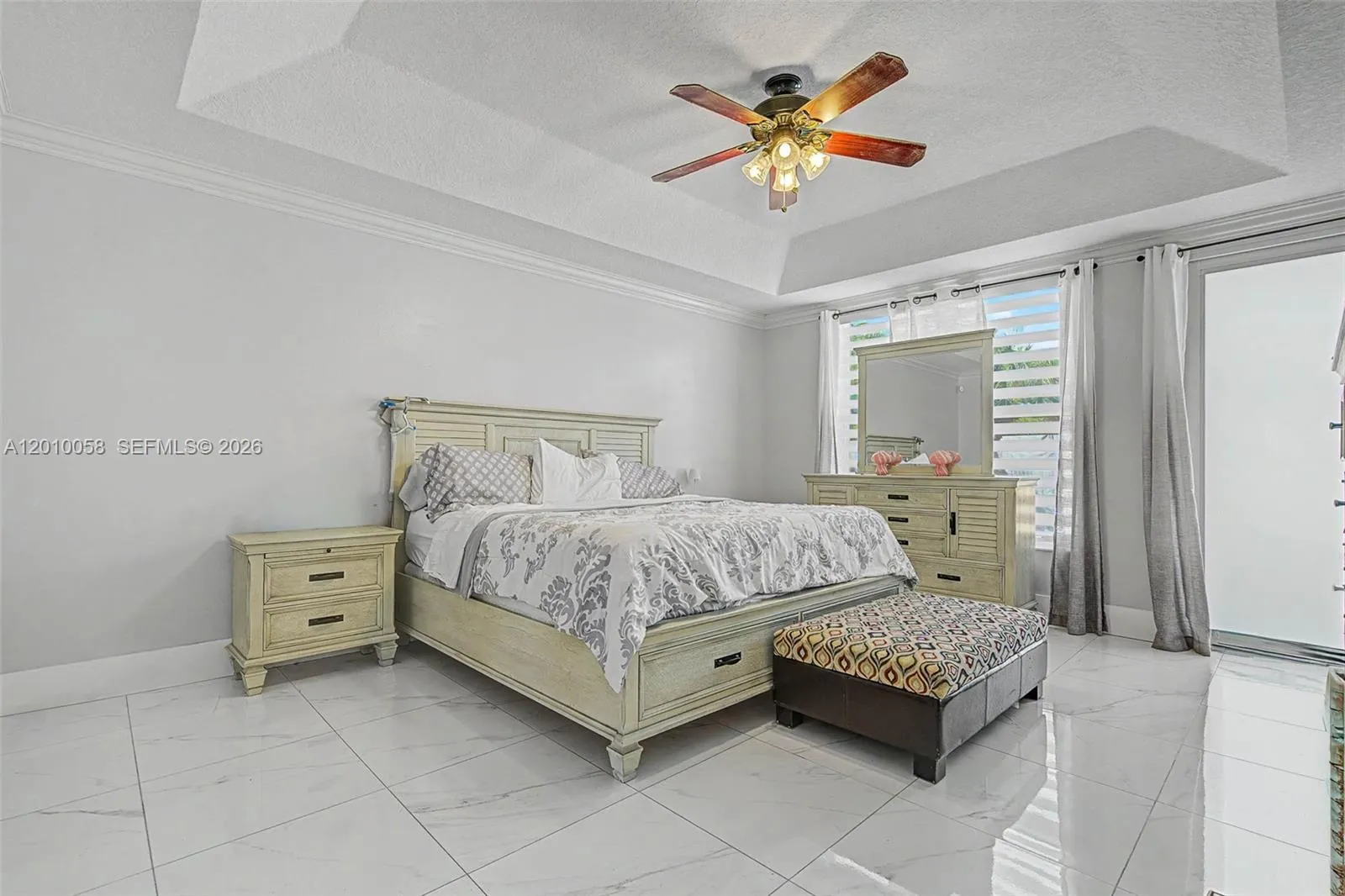 master bedroom on the main floor