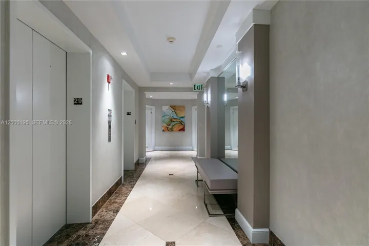 29th Floor Hallway and Elevators