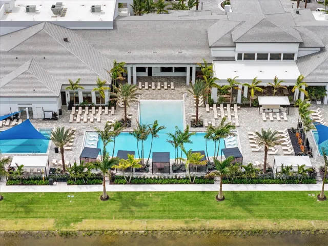 Aerial Clubhouse + Pool