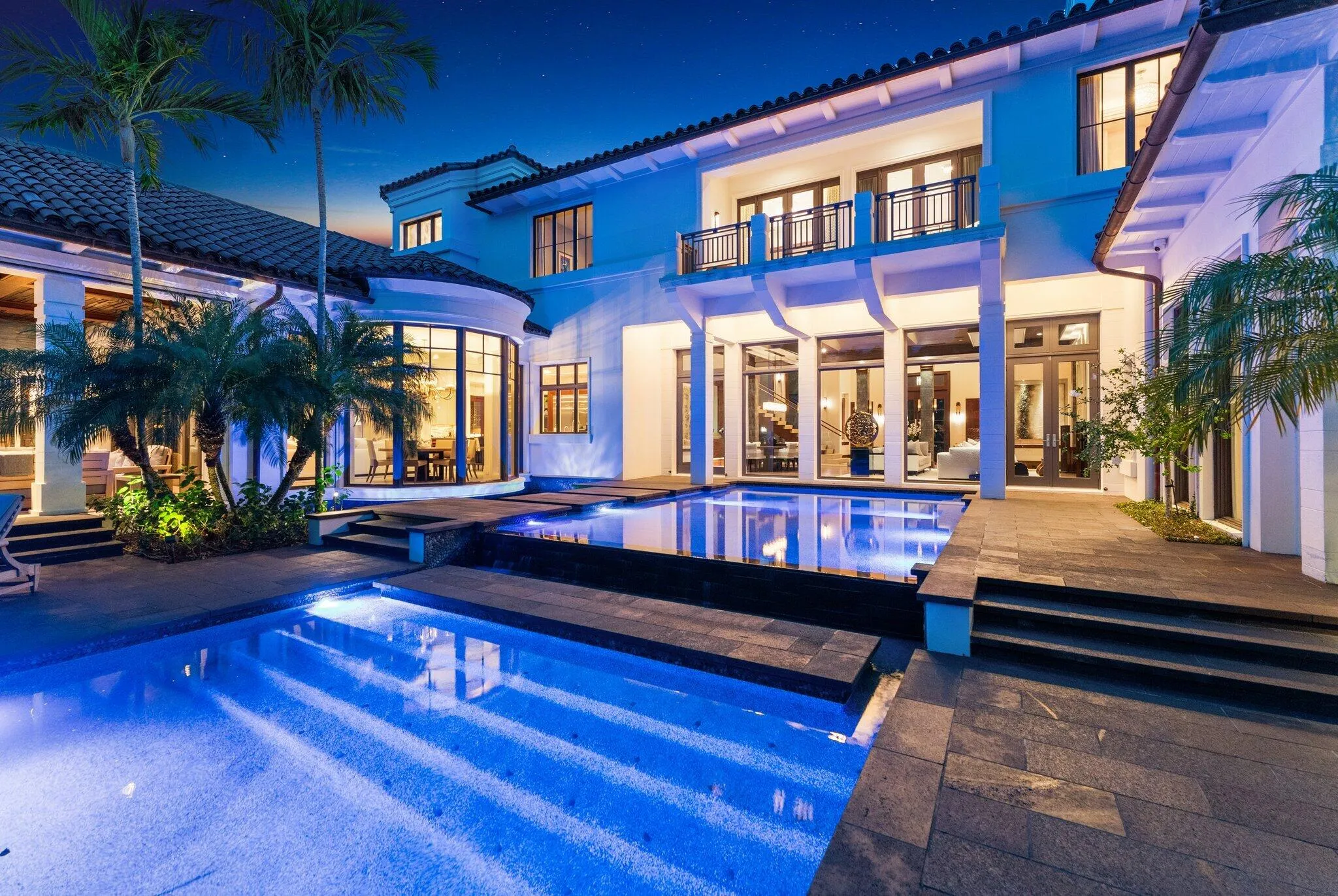 Rear Elevation and Pool