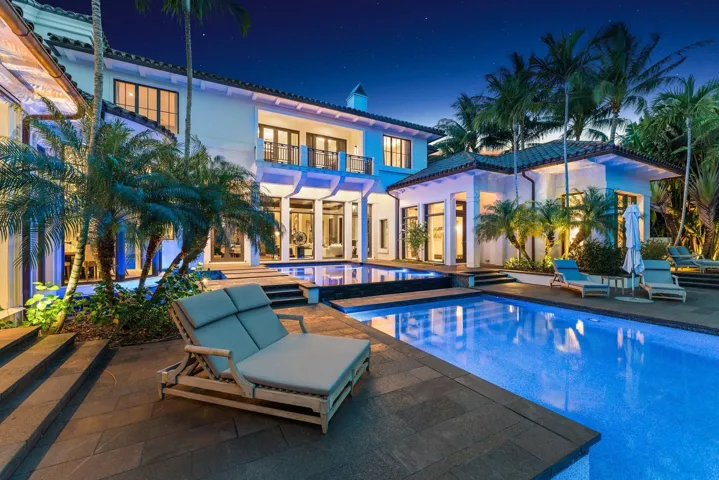 Rear Elevation and Pool