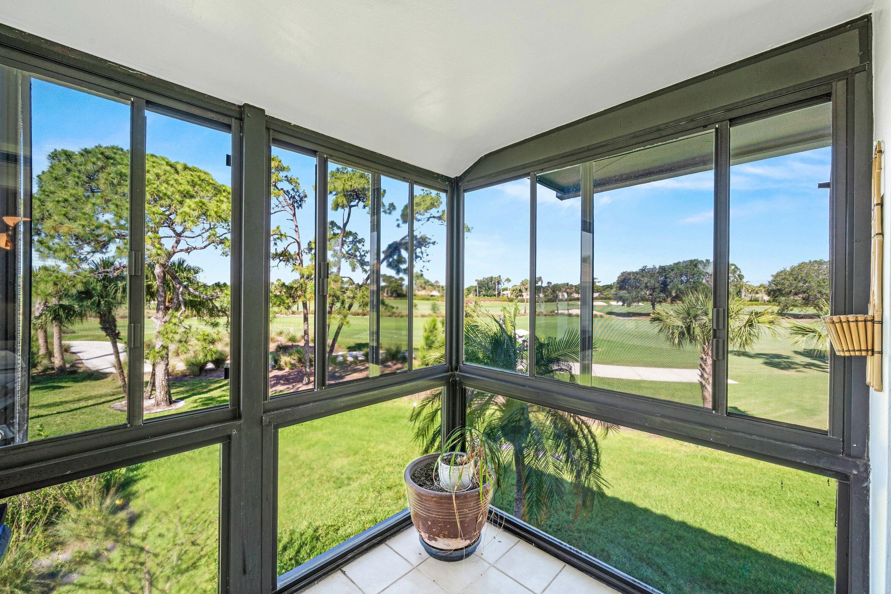 Enclosed porch off Dining Room