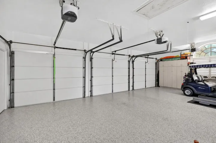 3 car Garage interior