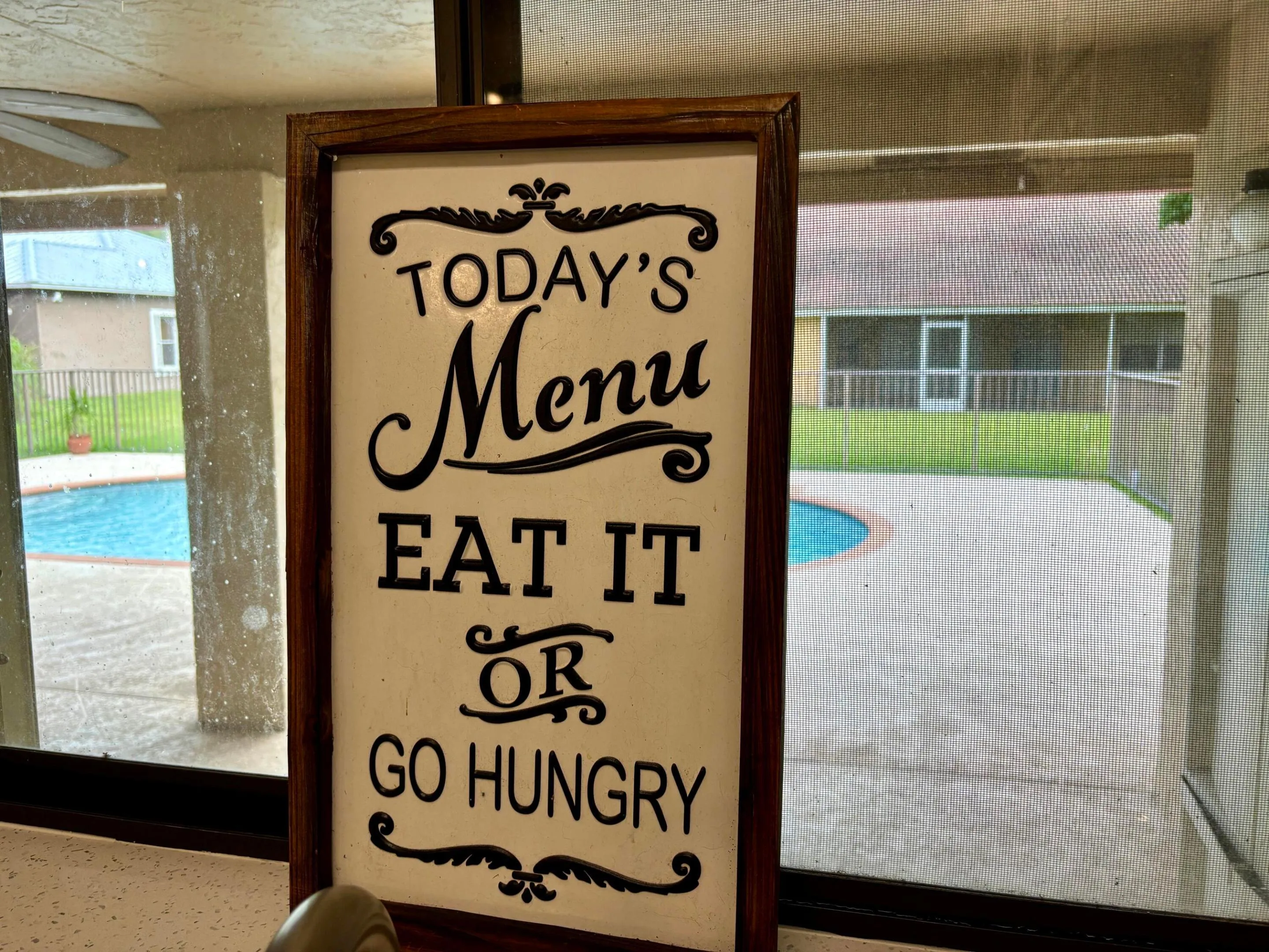 View from the kitchen