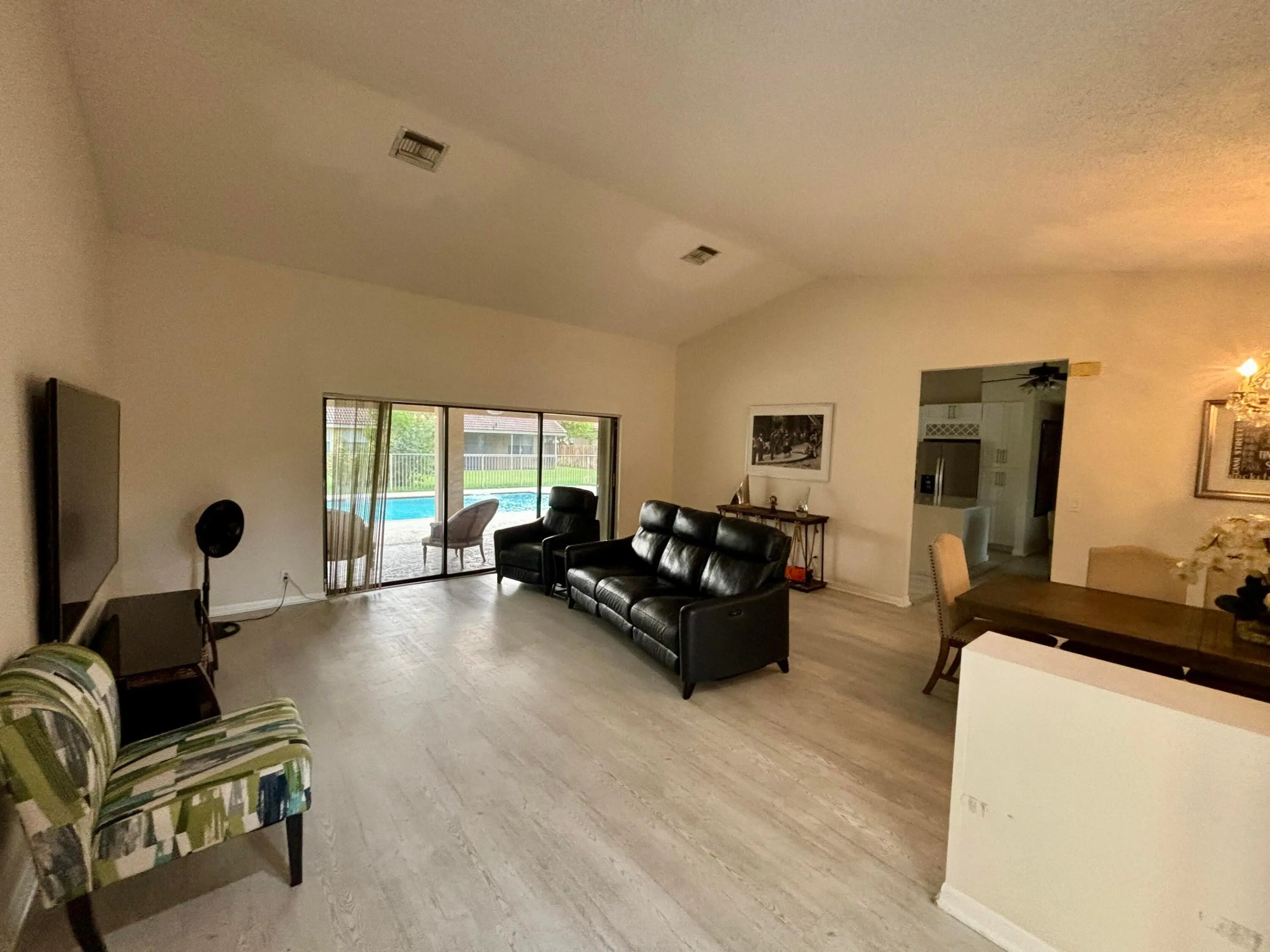 Living Room and Dining Room view