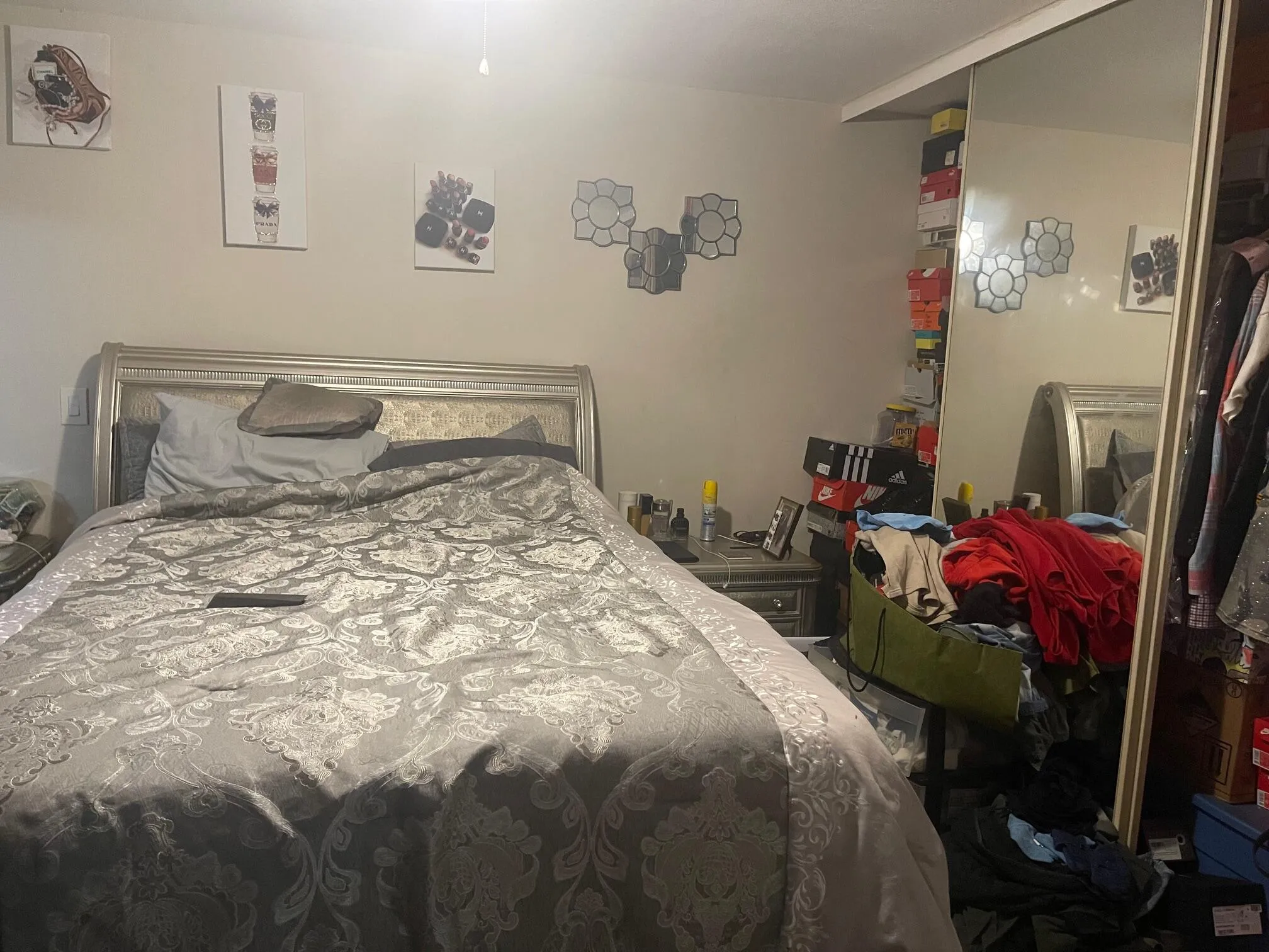 14' X 14' A REALLY NICE SIZE BEDROOM