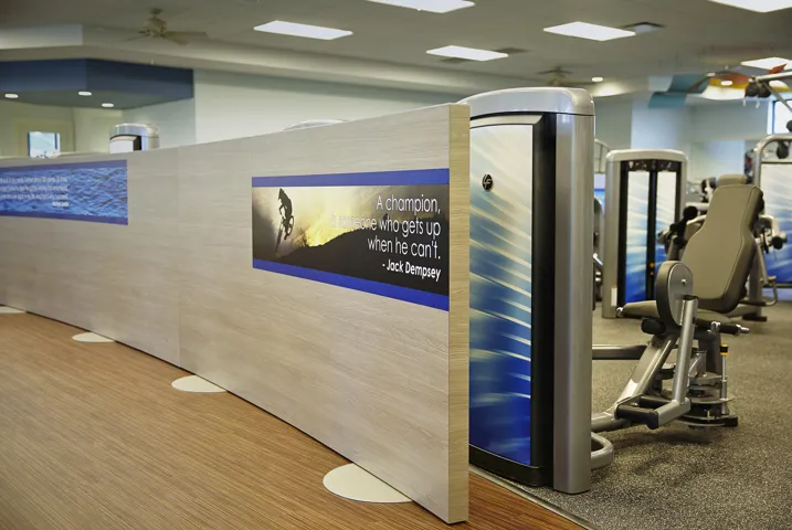 The Fitness floor