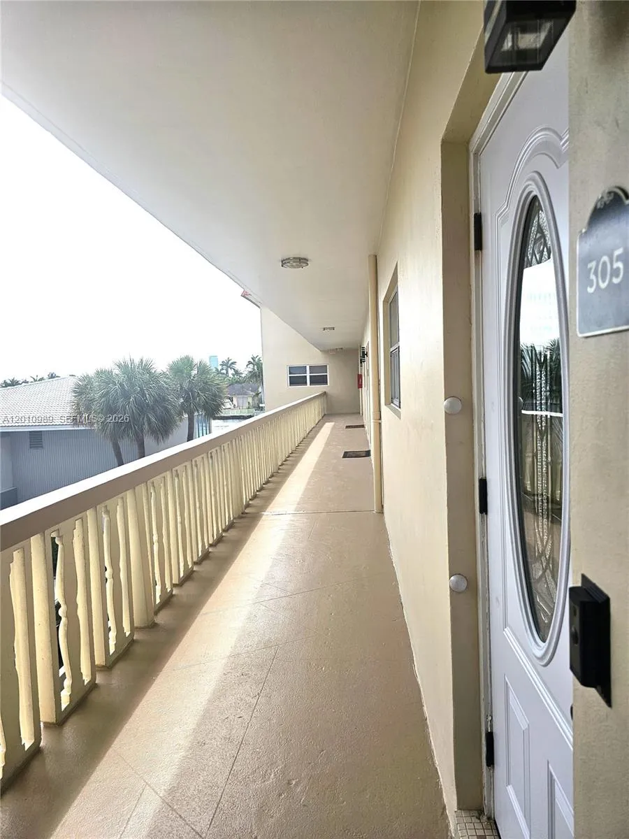 exterior hallway