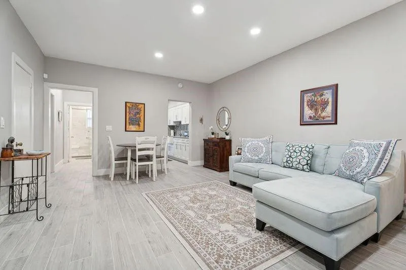 All wood floors throughout