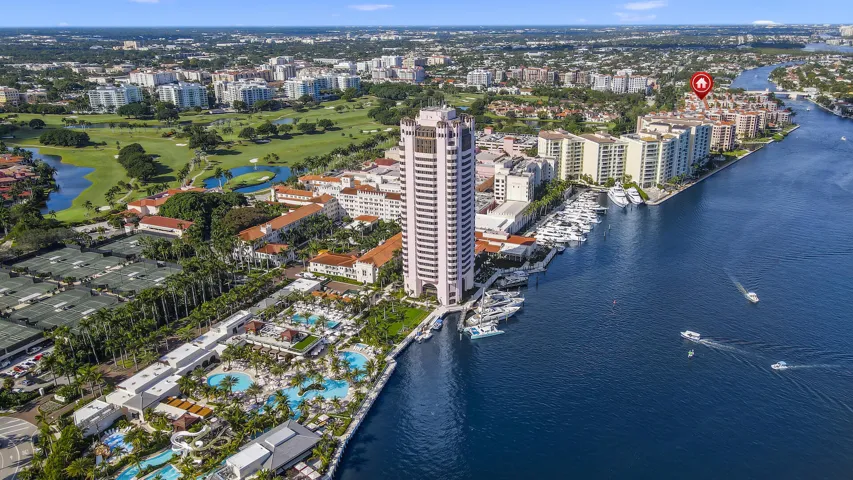 Short walk to The Boca Raton