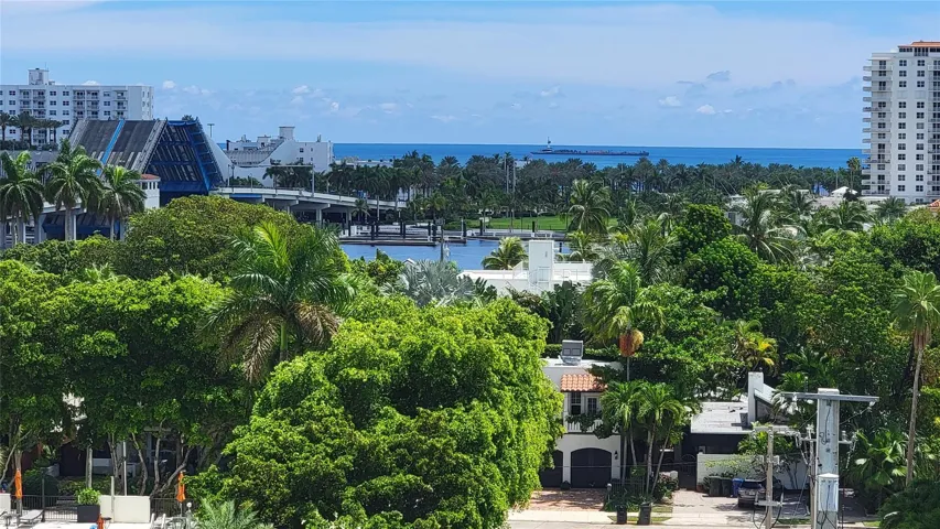 Las Olas Bridge and Ocean from Balcony