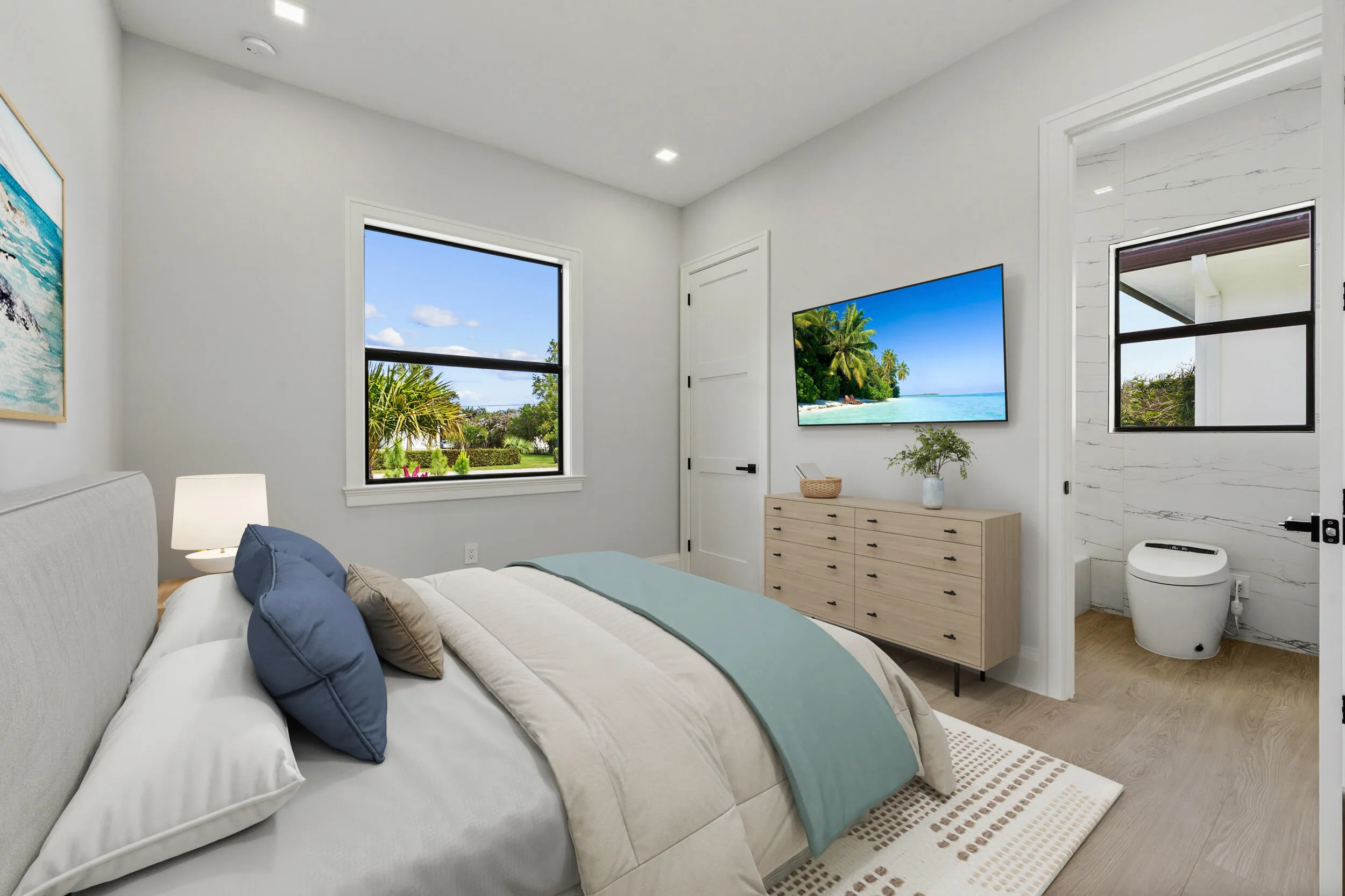 Bedroom, Virtually Staged