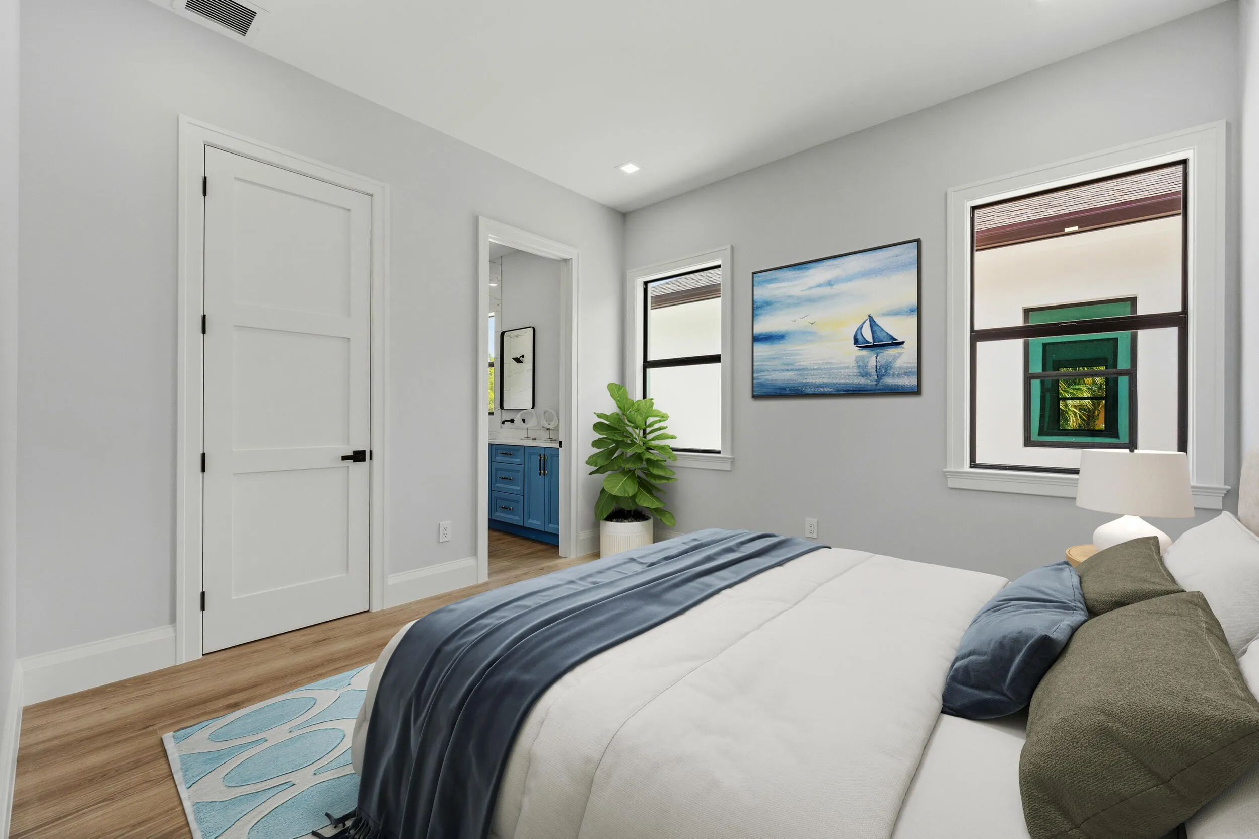 Bedroom, Virtually Staged