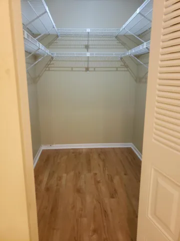 Master walk-in closet