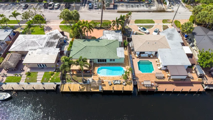 Aerial View of back of house