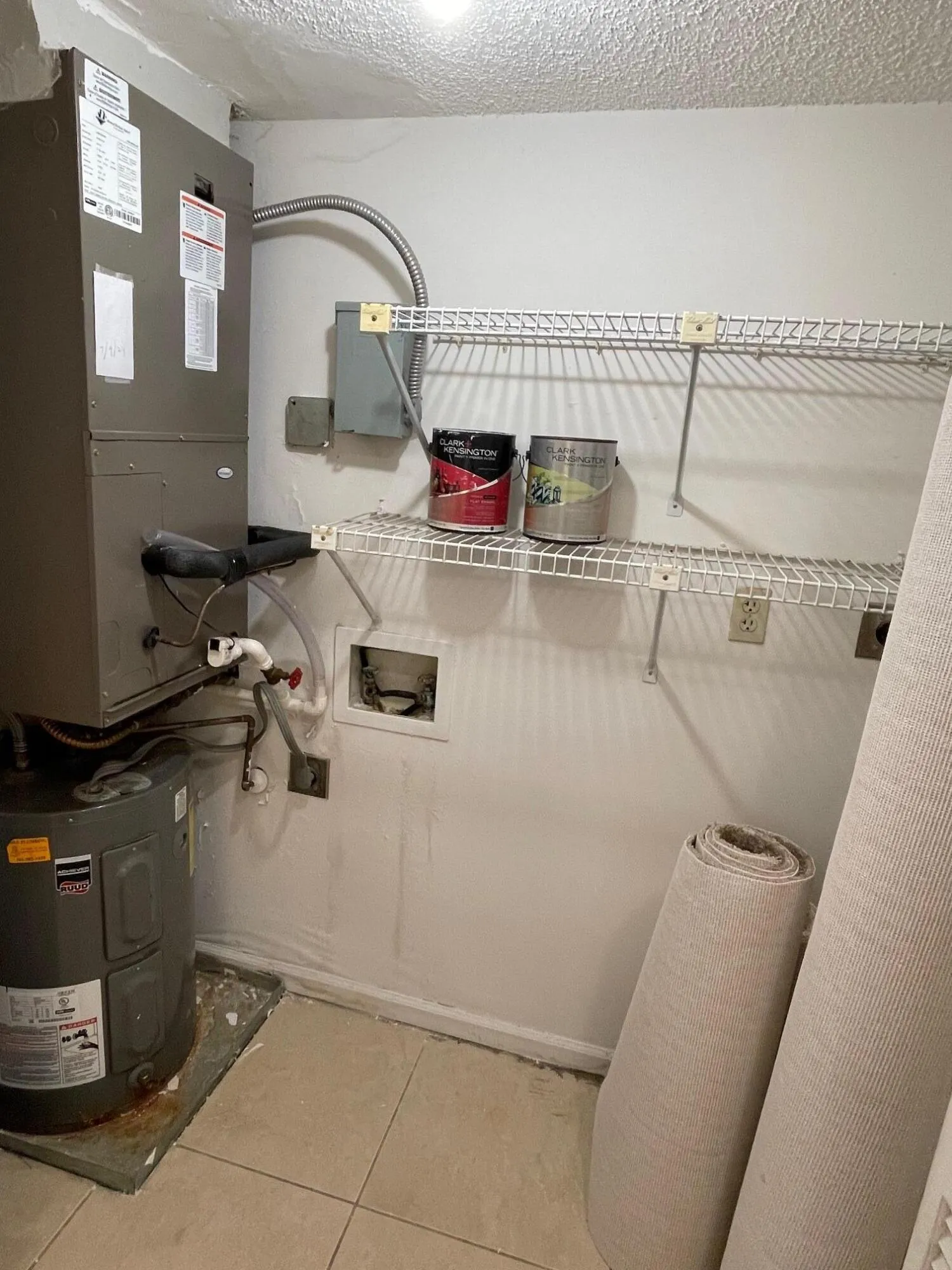 OWNER WILL PUT IN WASHER & DRYER PRIOR TO CLOSING.
