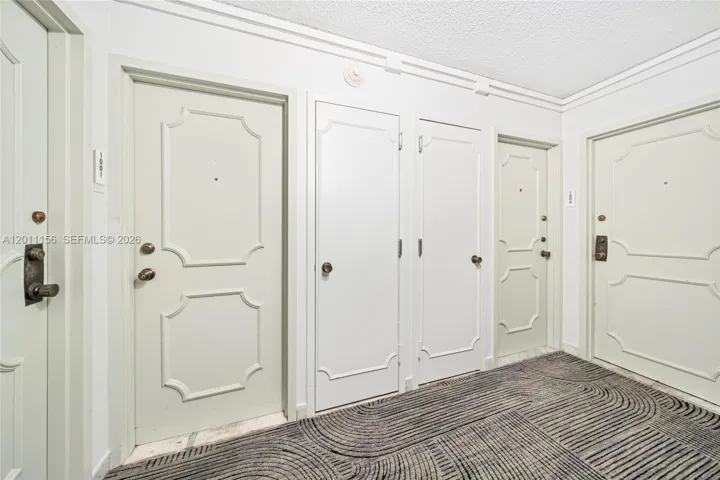 Corner unit entrance Main door.
