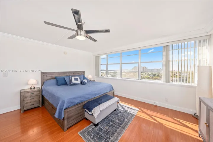 Primary with water views & city Views