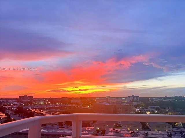 Sunset balcony View