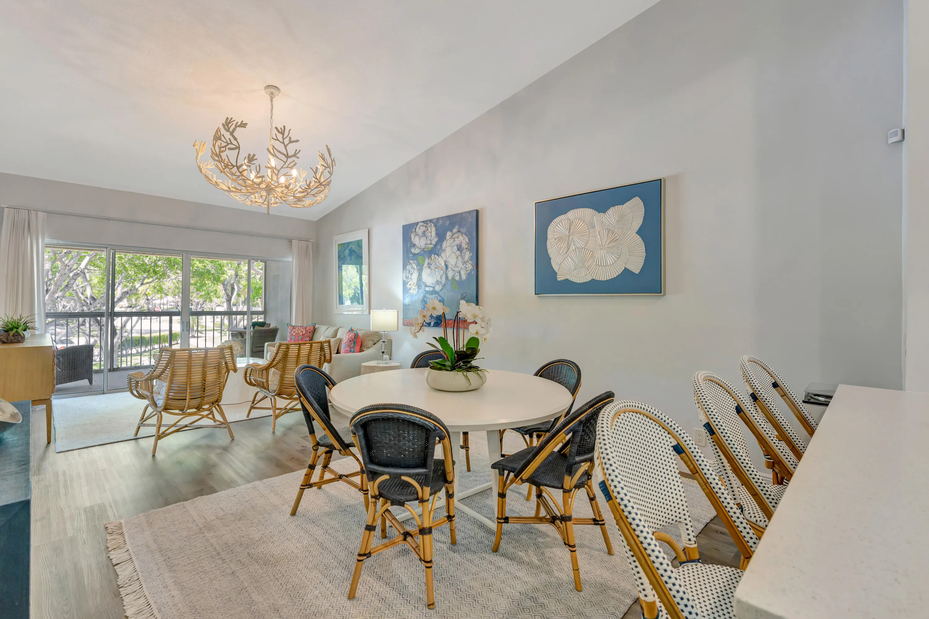 Open concept living area