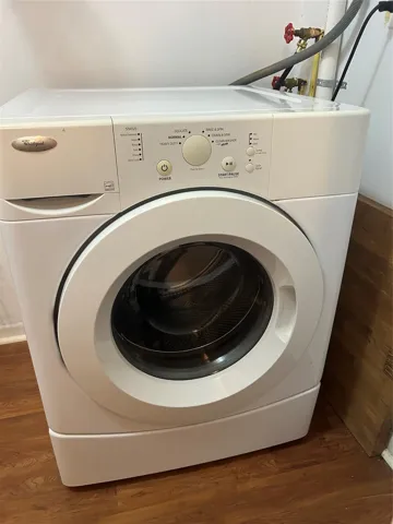 Washer in the walking closet.