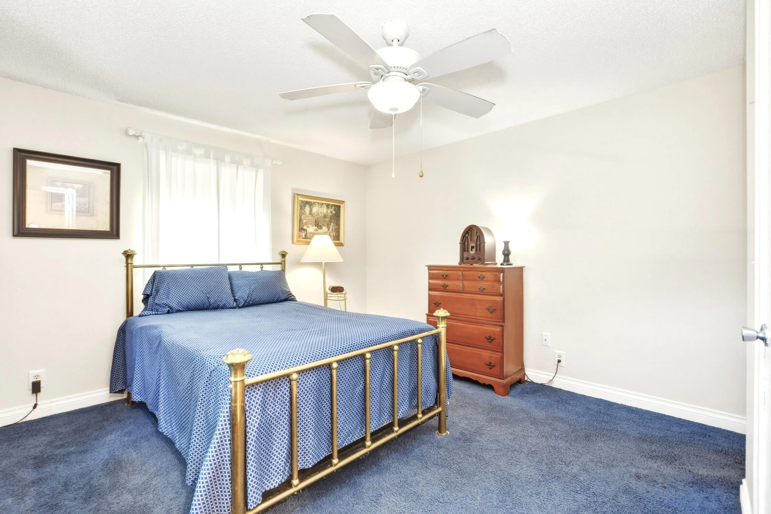 Spacious Master Bedroom with adjoining master bath.
