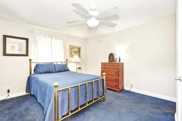 Spacious Master Bedroom with adjoining master bath.