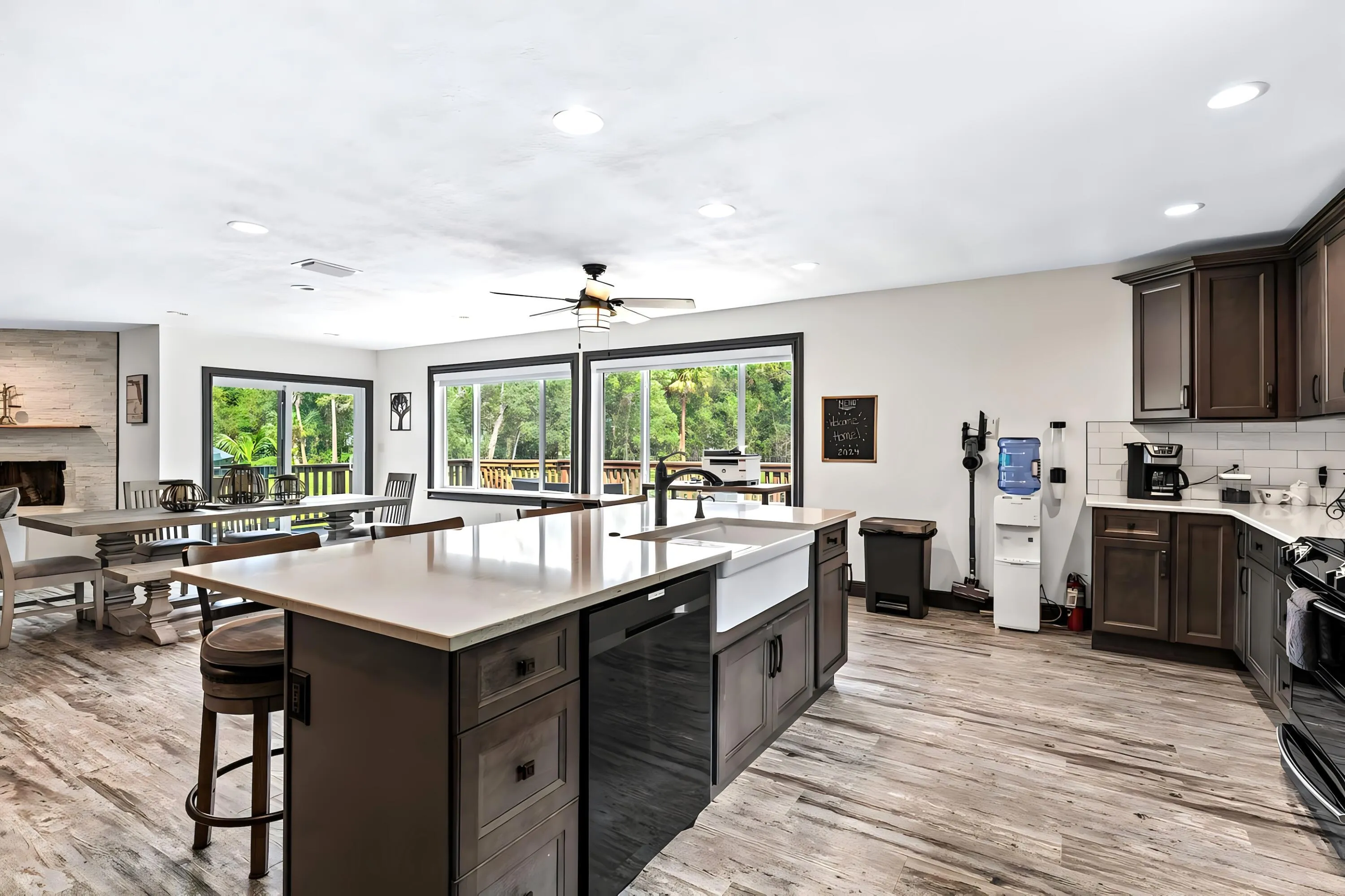 Kitchen into Dining