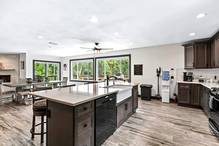 Kitchen into Dining